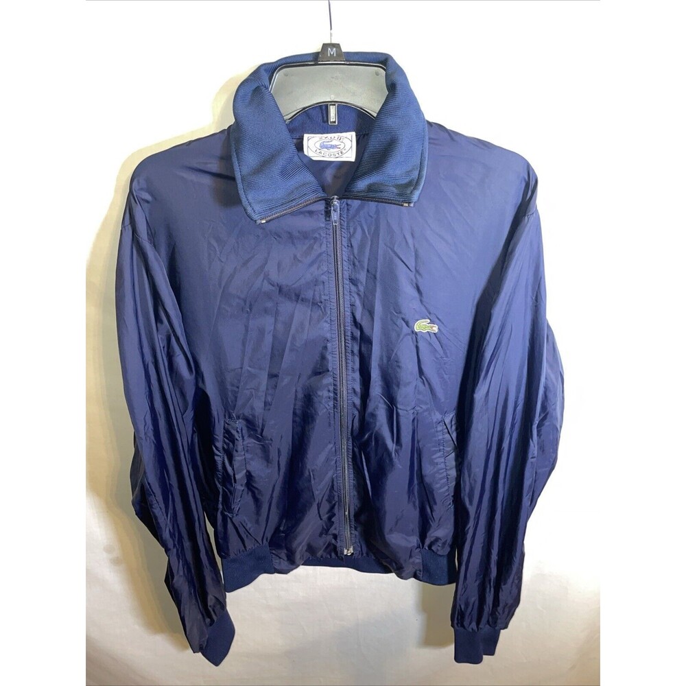 Izod-Lacoste Men’s Windbreaker Size Large Dark Blue Athleisure Outdoors Active